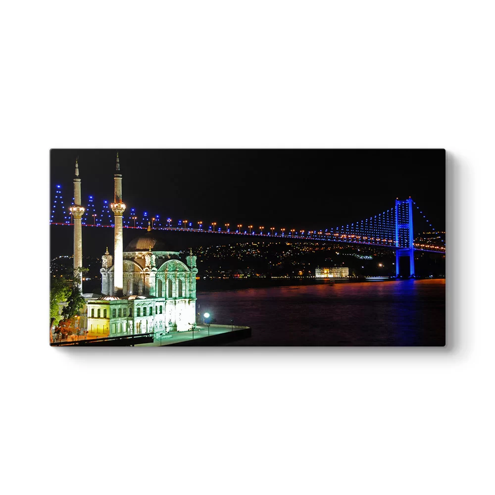 Ortaköy Camii ve Köprü Tablosu - Model 5